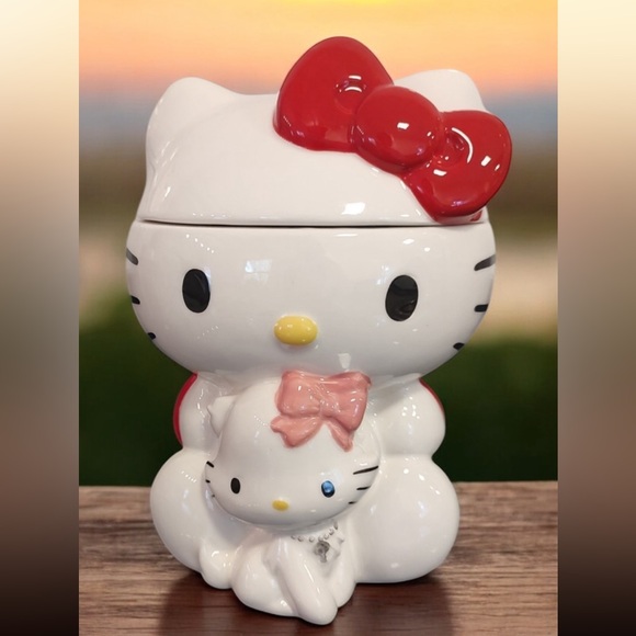 Hello Kitty and Charmmy Kitty cookie jar canister NEW RARE HTF collectors item - Picture 7 of 7
